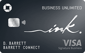Chase Ink Business Unlimited card